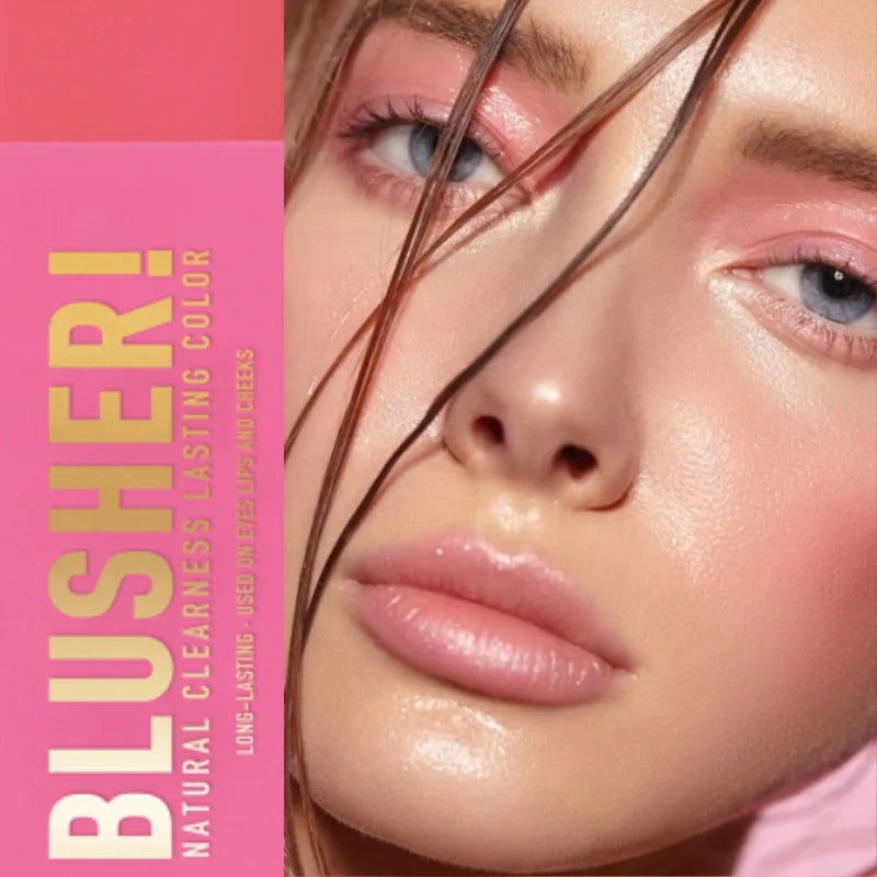 Blush stick en poudre – Crème blush, effet maquillage longue tenue – Cosmétique essentielle pour sorties