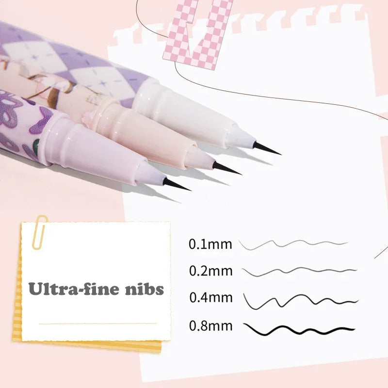 Crayon Eyeliner Gel Blanc – Doux, Haute Pigmentation, Longue Tenue, Étanche, Stylo Yeux, Outil Maquillage Éclaircissant