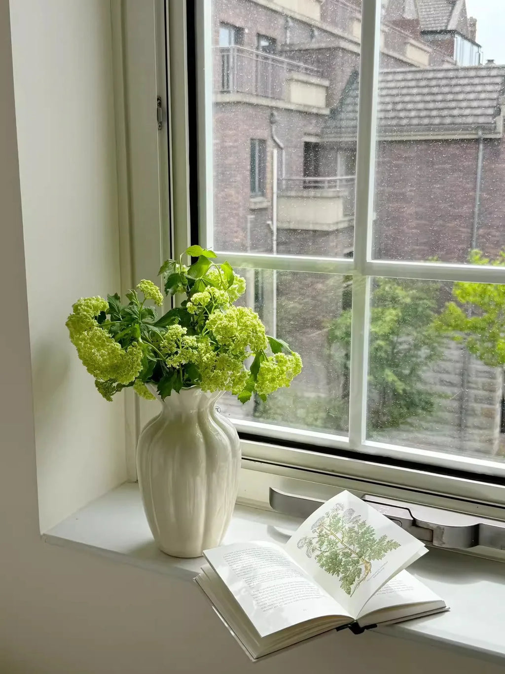 Luxury French Cream Ceramic Vase – Elegant Flower Holder for Home Decor