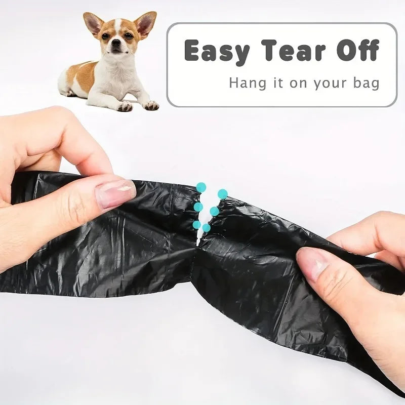 Portable Dog Poop Bags with Dispenser – Leak-Resistant Pet Waste Bags