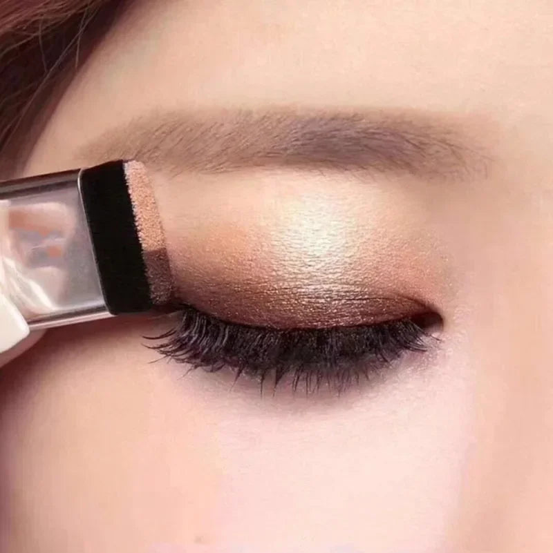 Ombre à paupières en stick dégradé 2 couleurs, longue tenue et waterproof, fini mat et nacré, cosmétiques professionnels pour femmes