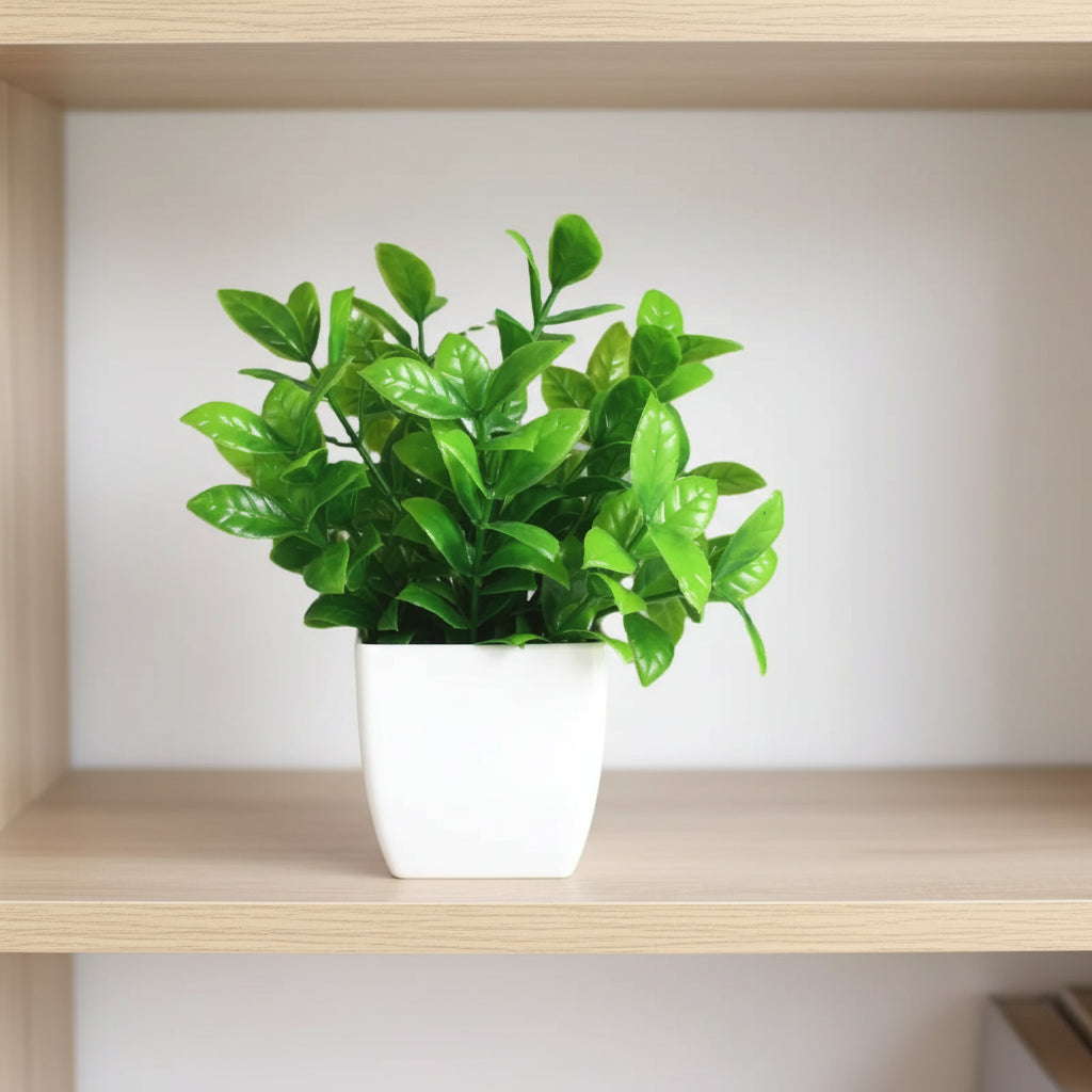 Artificial Eucalyptus Bonsai Plant – Decorative Fake Potted Greenery