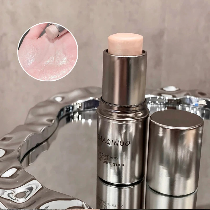 Stick Blush— Texture Crème Hydratante et Brillante, Maquillage Coréen, Effet Lumineux et Naturel pour les Joues