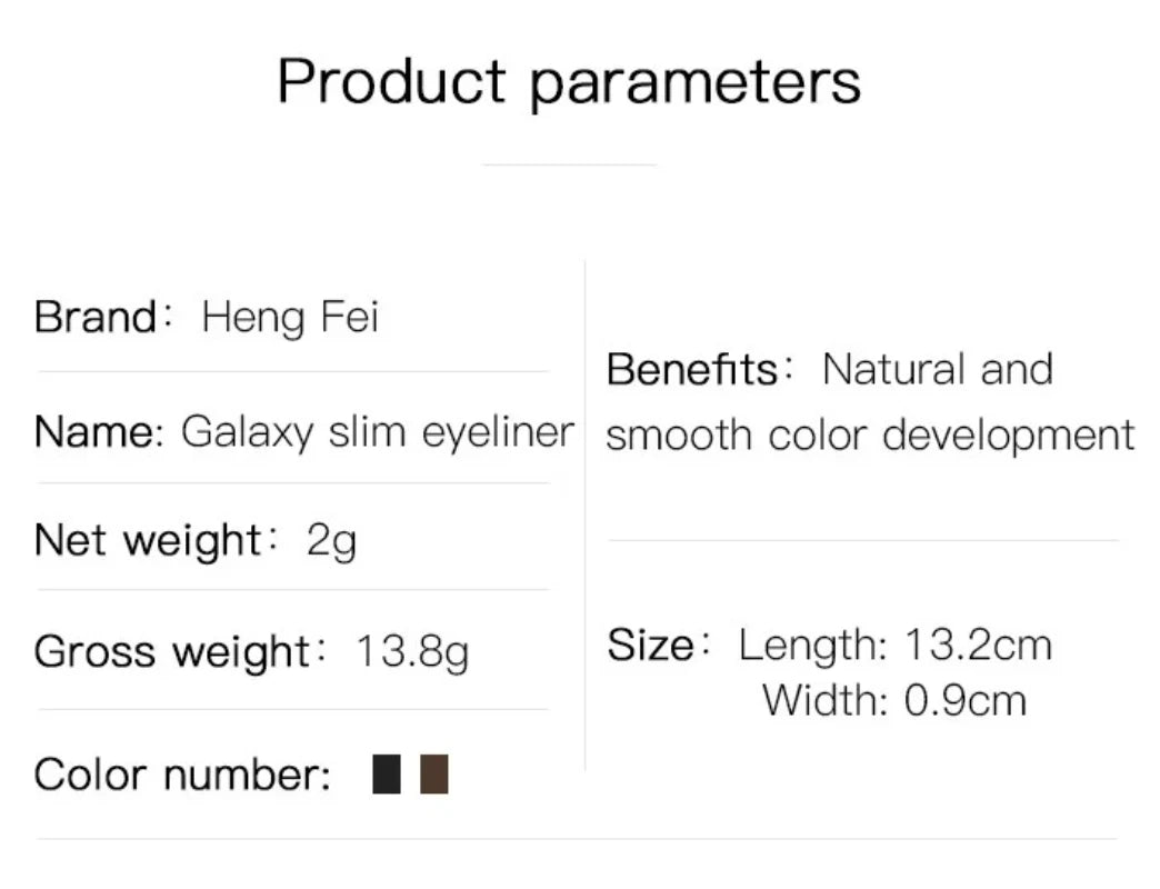 Crayon Eyeliner liquide noir frais, couleur à séchage rapide, imperméable, résistant à la sueur, sans taches, stylo de maquillage, cosmétique, livraison gratuite