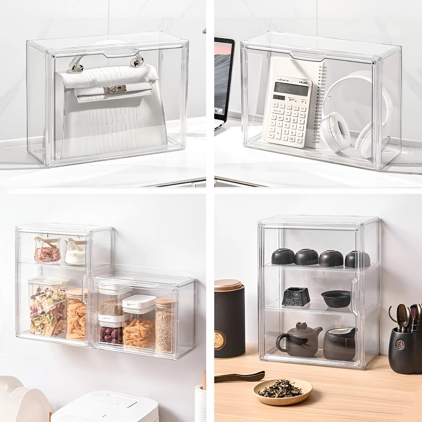 Clear Makeup Organizer Case