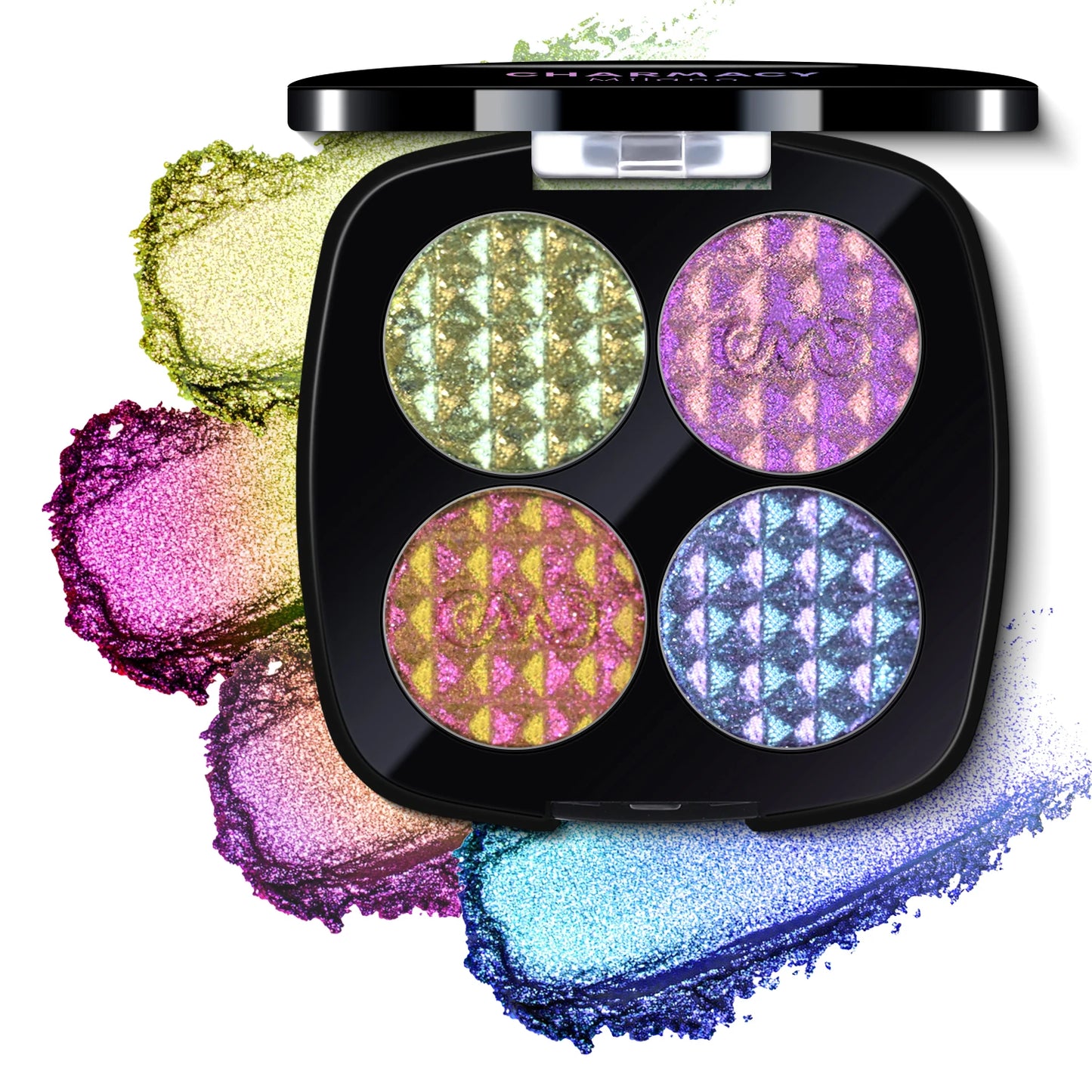 **« Palette fards à paupières  4 couleurs – Vegan, scintillant et longue tenue »**