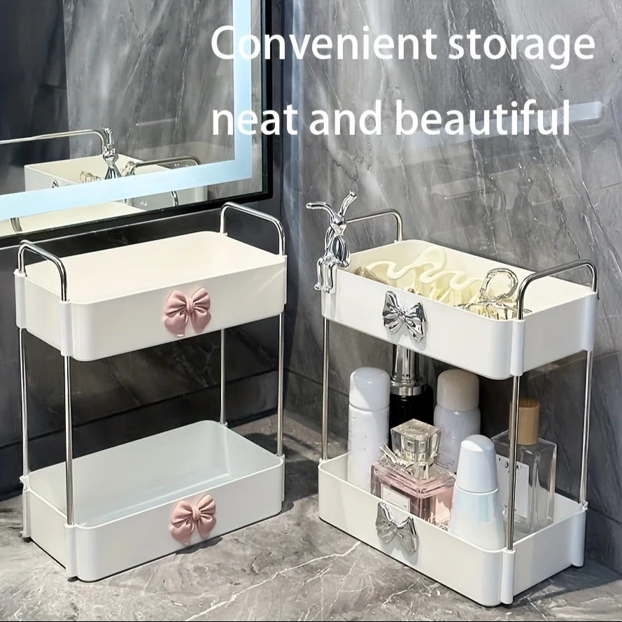 Bow Makeup Storage Organizer