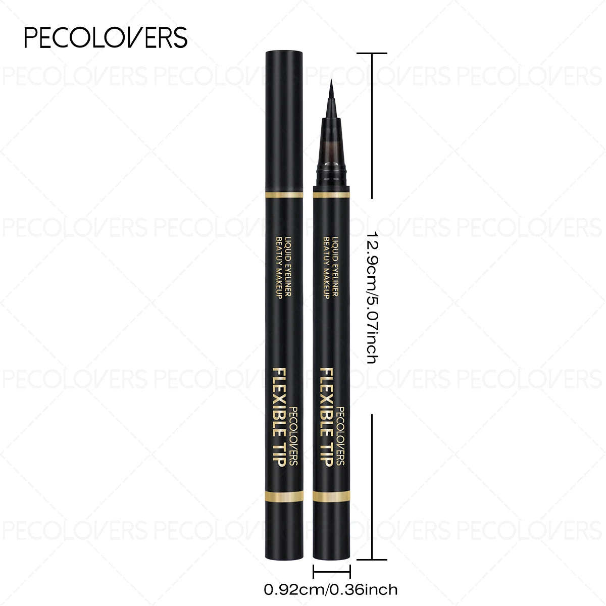 Set 3 pcs eyeliner liquide noir – précis, lisse, longue tenue, facile à appliquer, anti-bavure, adapté aux débutants