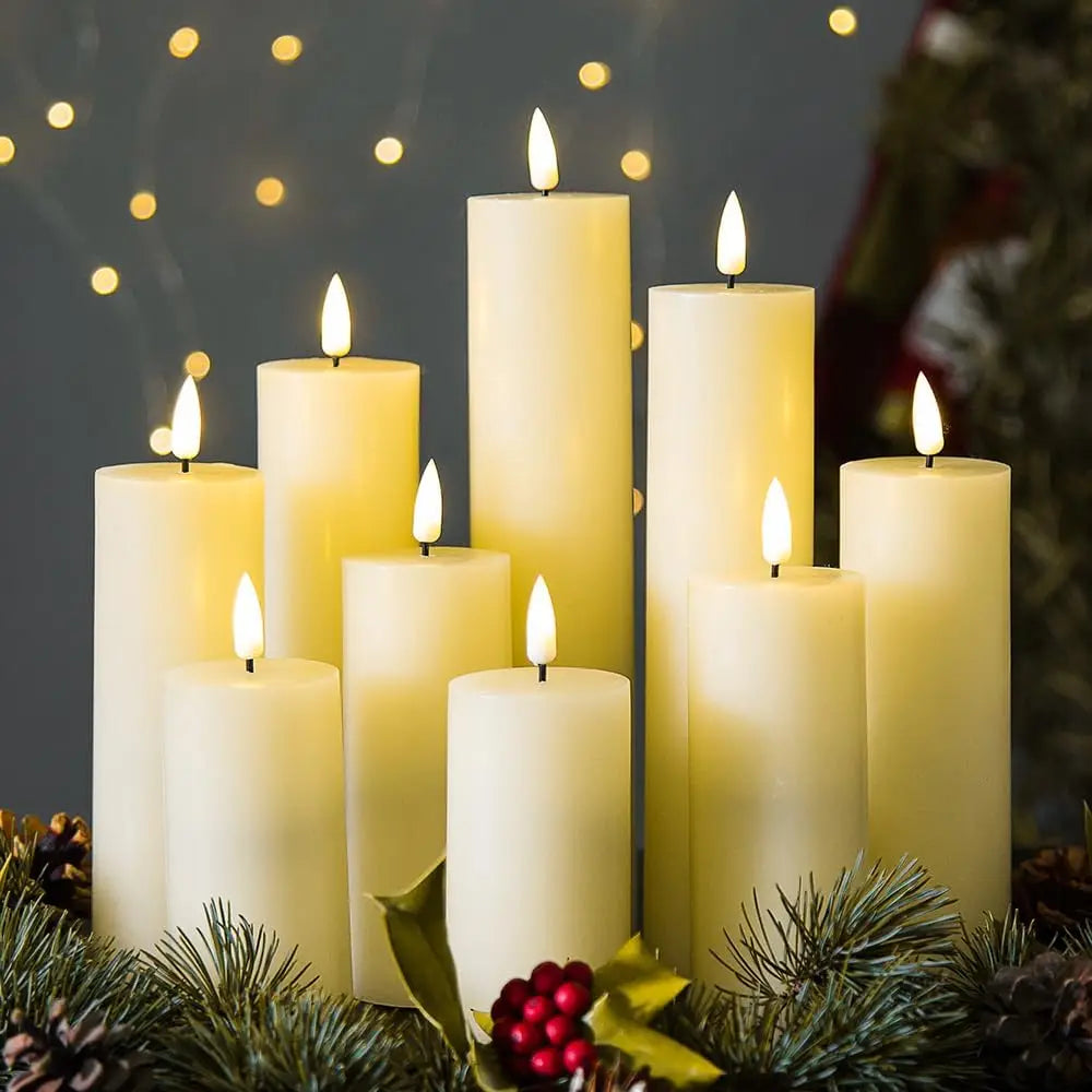 LED Flameless Flickering Candles Set (6–120 PCS) – Battery Operated Candles for Weddings & Events