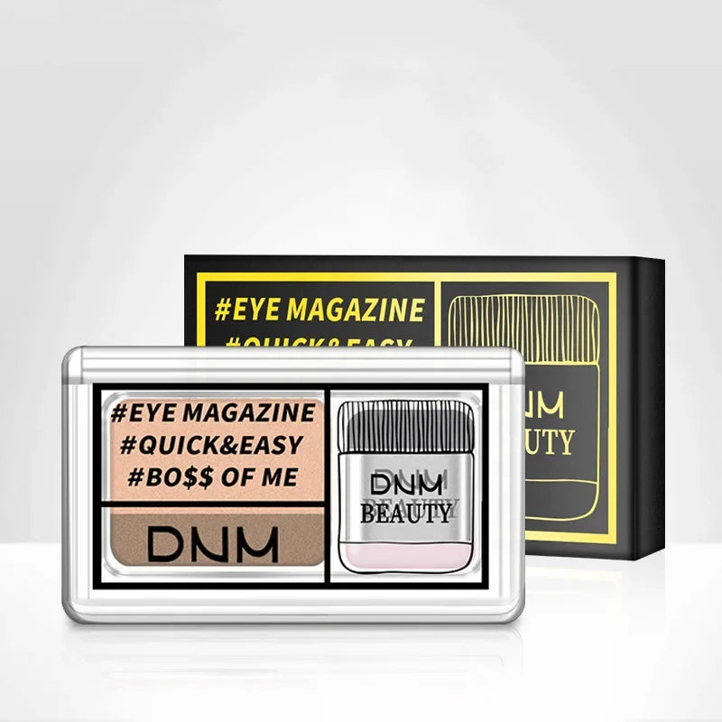 Fards à paupières mats bicolores, double petite boîte, facile à transporter, palette professionnelle pour femmes