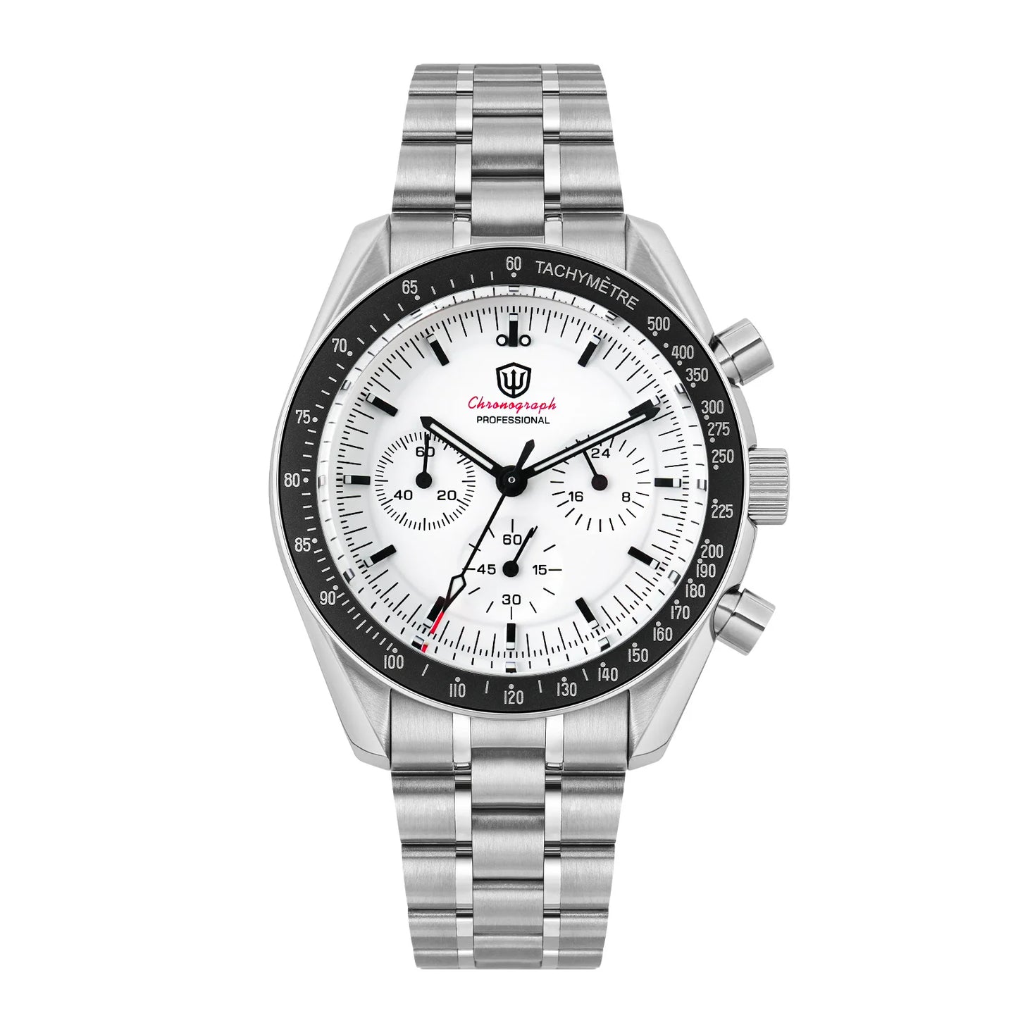 Montre à Quartz VK63 chronographe mouvement saphir cristal BGW9 lumineux 20Bar étanche 40mm montres Vintage