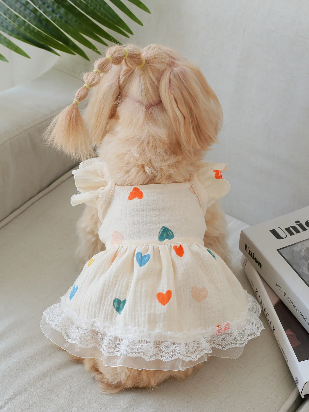 Adorable Heart Pattern Baby Dress – Comfortable Everyday Outfit
