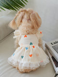 Adorable Heart Pattern Baby Dress – Comfortable Everyday Outfit