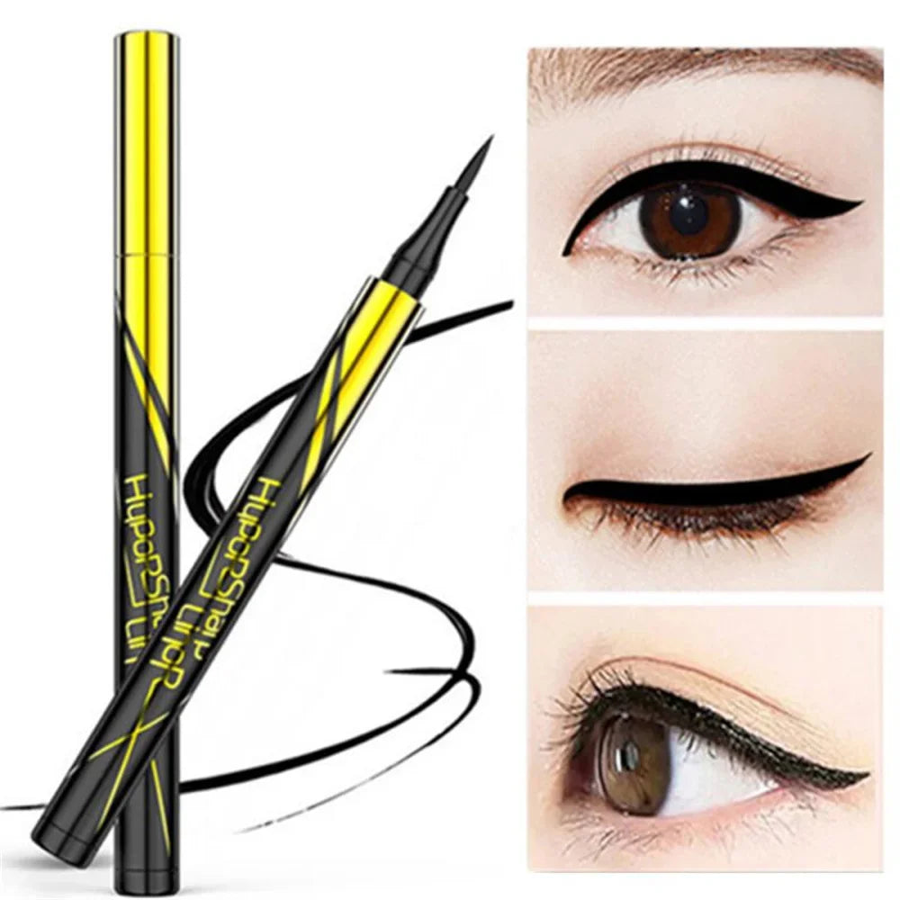 Eyeliner Liquide Noir — naturel et lisse, longue tenue, waterproof, séchage rapide, anti-bavures, maquillage des yeux durable