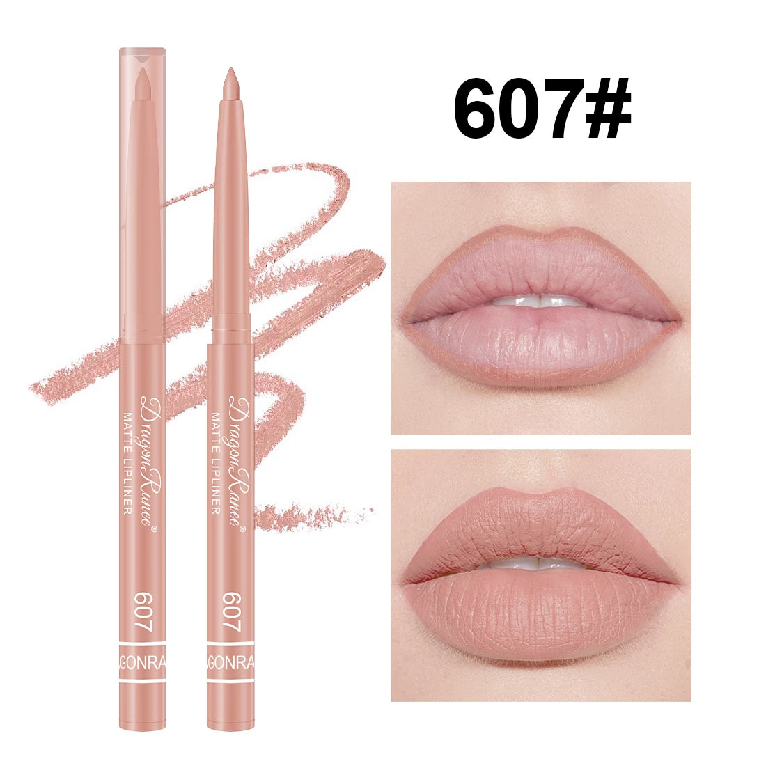 Crayon à Lèvres Nude Mat – Contour Naturel, Débutant-Friendly, Waterproof, Maquillage Délicat des Lèvres
