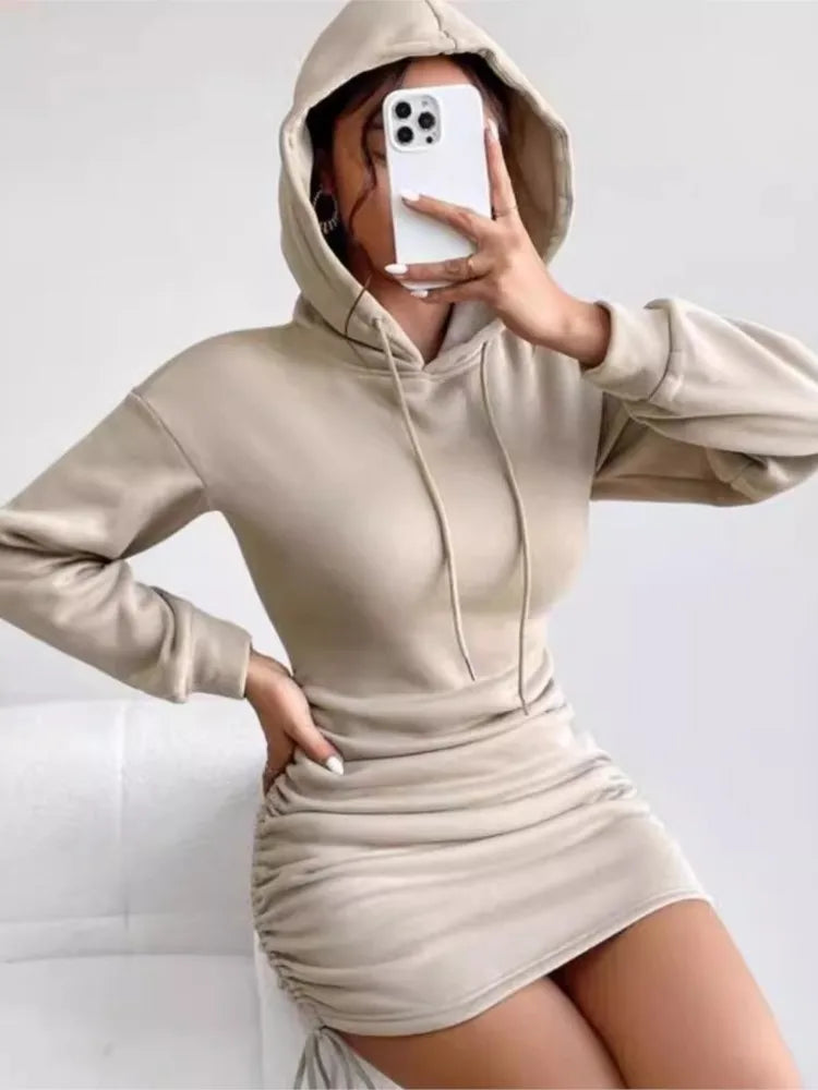 Mini Robe Femme Grise – Sexy & Slim