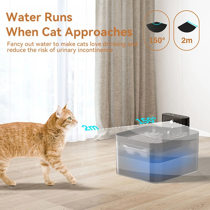 Automatic Rechargeable Water Fountain for Cats & Dogs