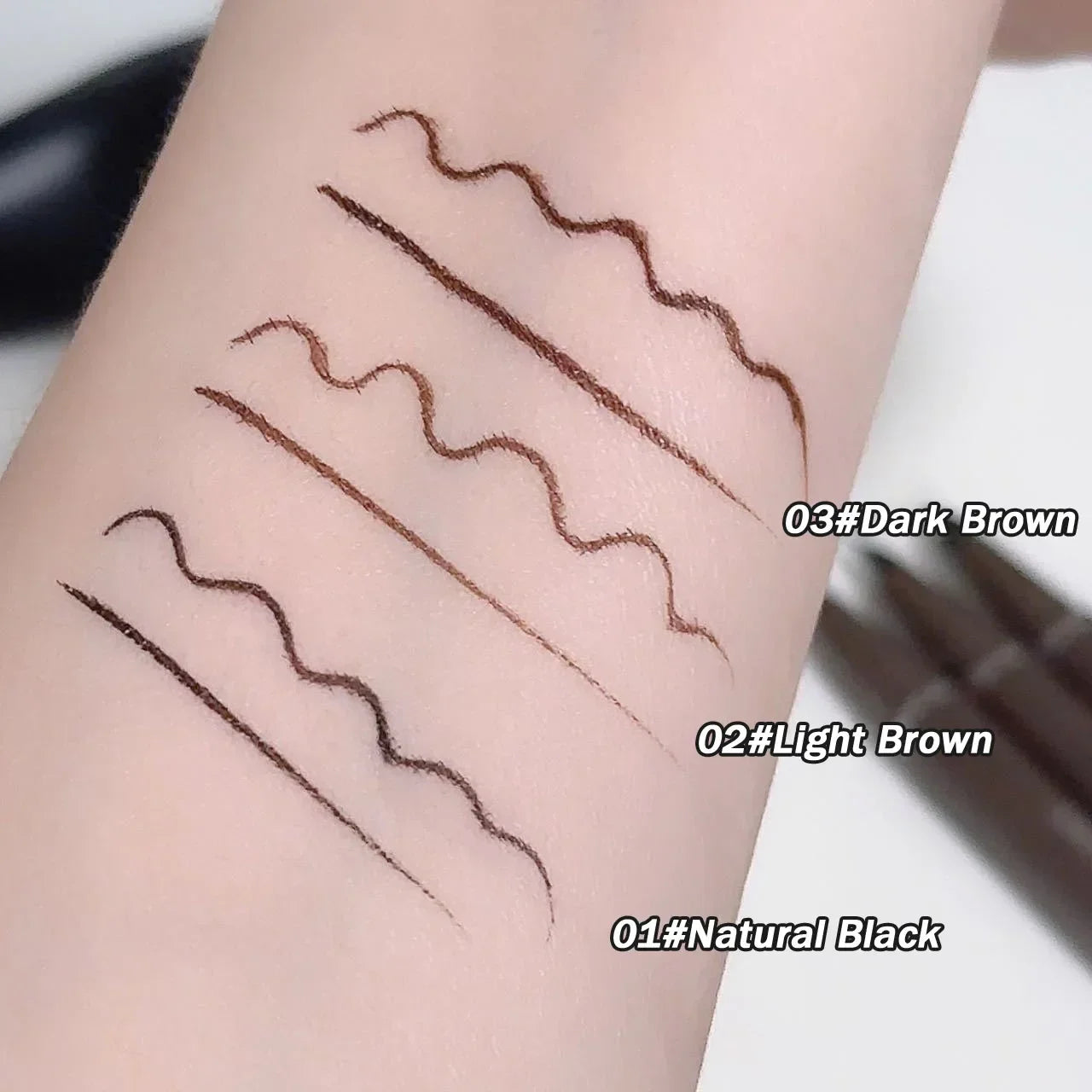 Eyeliner Liquide Séchage Rapide – Pointe Courbée, Facile à Dessiner, Crayon Paupière Inférieure Fin, Lisse, Étanche, Cosmétiques