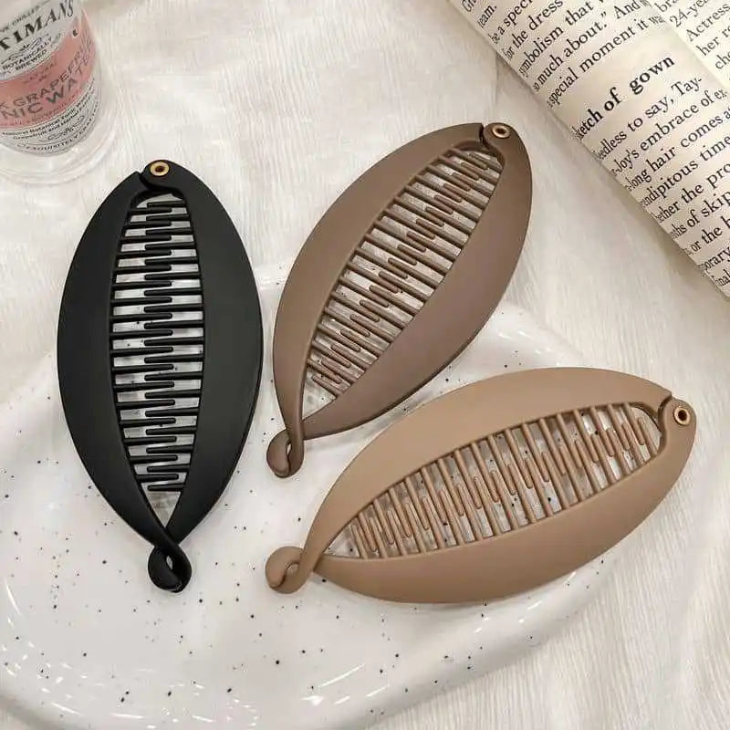 « Lot de 1/3 Pinces Banane – Anti-Glisse, Cheveux Fins »