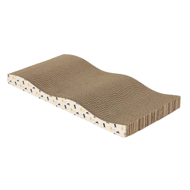Corrugated Cardboard Cat Scratcher – Durable Scratching Board for Indoor Cats