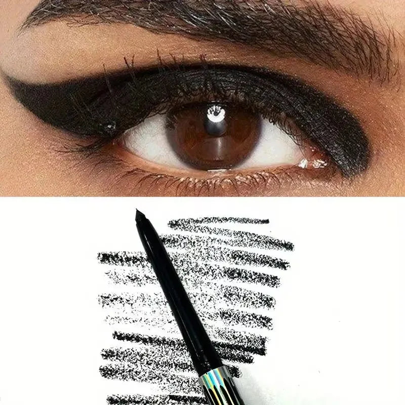 Stylo Eyeliner Marron Lisse – Ultra-Fin, Mat, Étanche, Stylo Silkworm Doux, Facile à Porter, Séchage Rapide, Maquillage des Yeux