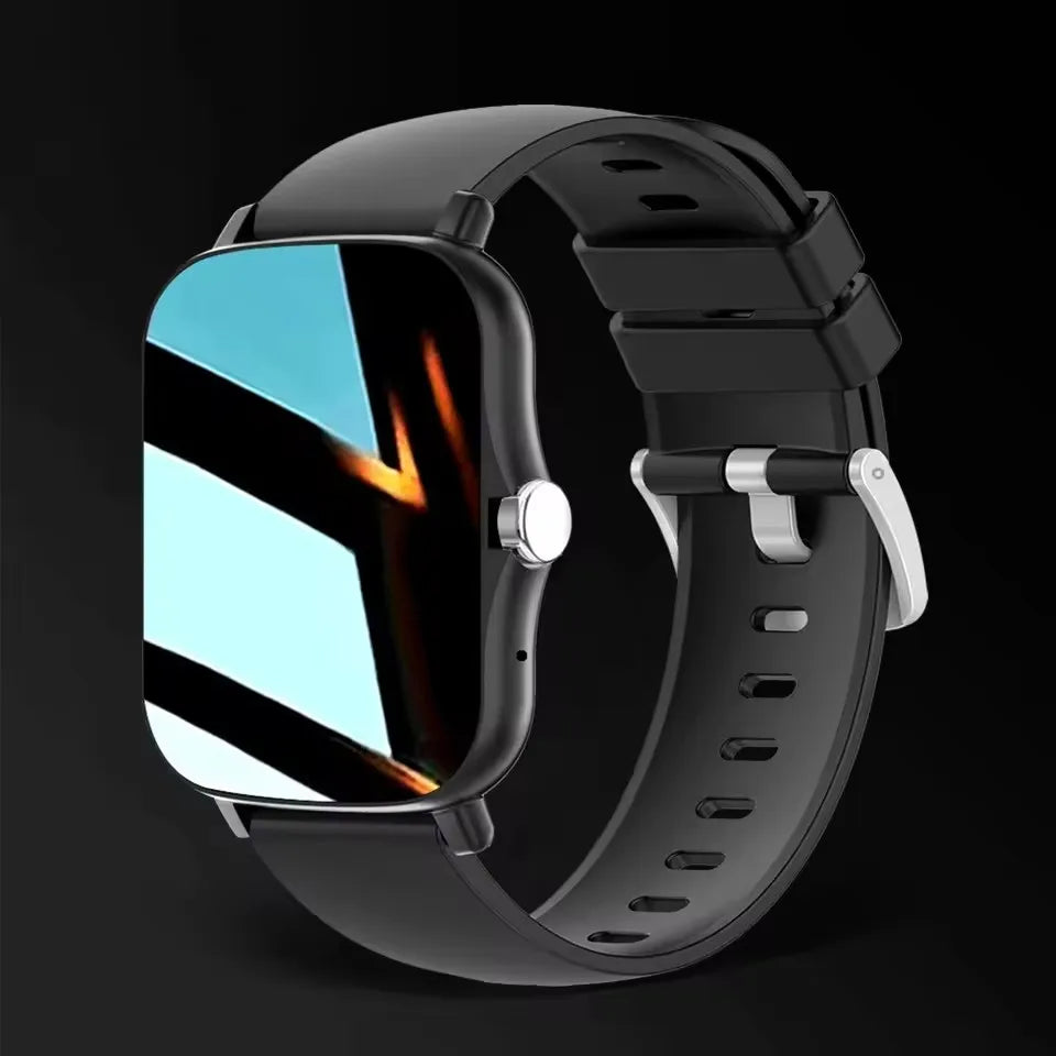 Montre intelligente 1.83 "écran Hd Bluetooth appel fréquence cardiaque sang oxygène moniteur de santé sport Smartwatch femmes hommes cadeaux de vacances nouveau