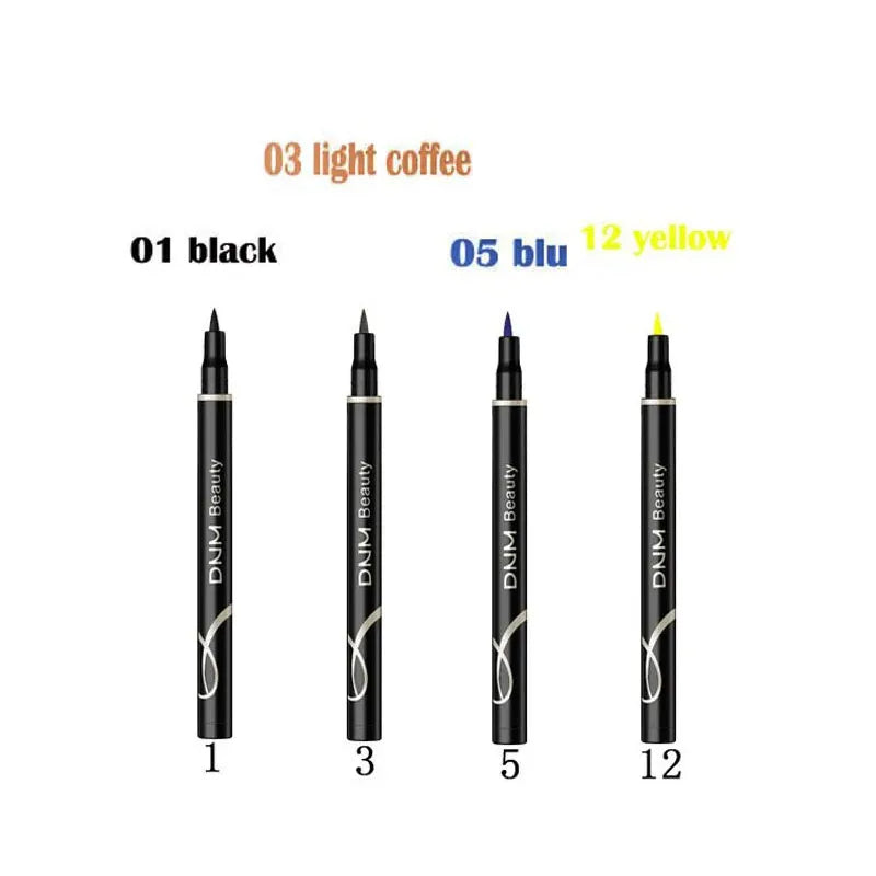 Crayon Eyeliner Liquide Coloré – Étanche, Bleu, Rouge, Noir, Blanc, Longue Tenue, Séchage Rapide, Maquillage des Yeux, Cosmétiques