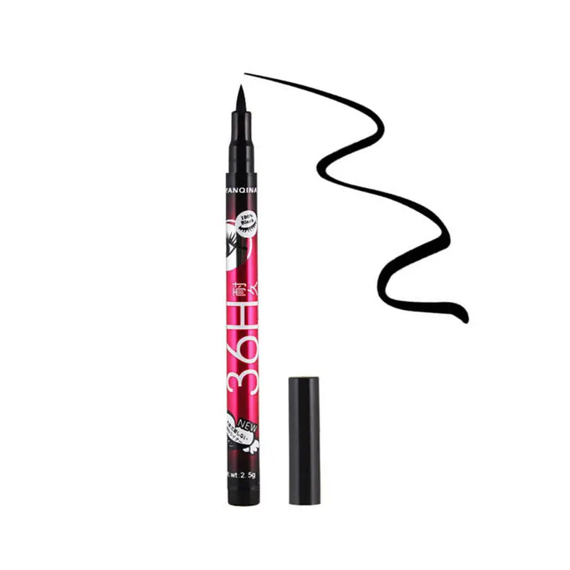 Eyeliner Liquide Waterproof 36 H – Maquillage des Yeux, Crayon Portable, Couleurs Marron, Violet, Noir et Bleu