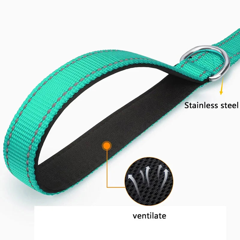 Reflective Pet Leash – Adjustable Walking & Training Lead for Dogs & Cats