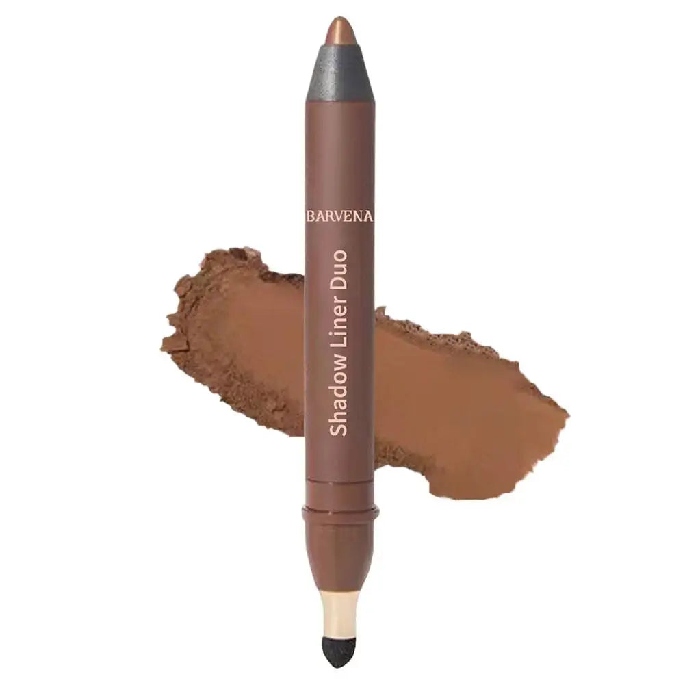 Crayon 2 en 1 nacré – fard à paupières et eyeliner, paillettes métalliques, longue tenue, waterproof, facile à appliquer, maquillage des yeux