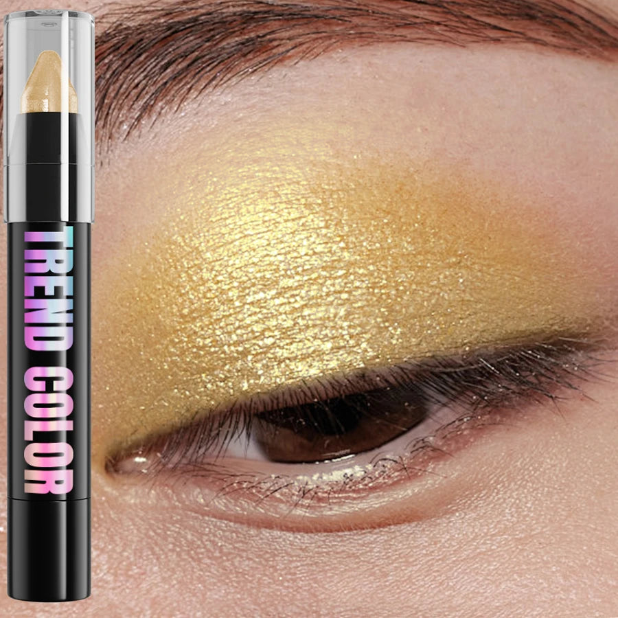 Crayon eyeliner nacré pailleté 24 couleurs, waterproof, mat, nude, effet illuminateur.