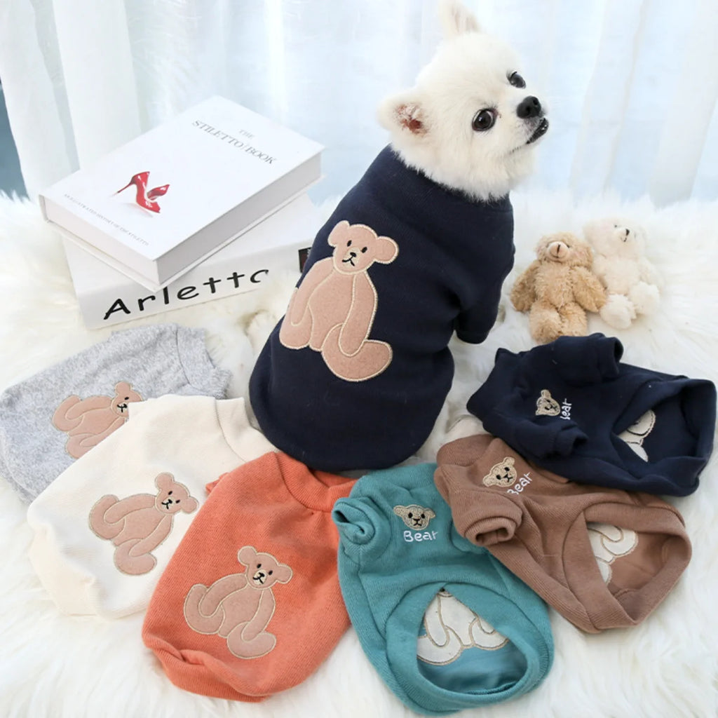 Winter Fleece Pet Sweatshirt – Warm Jacket for Dogs & Cats