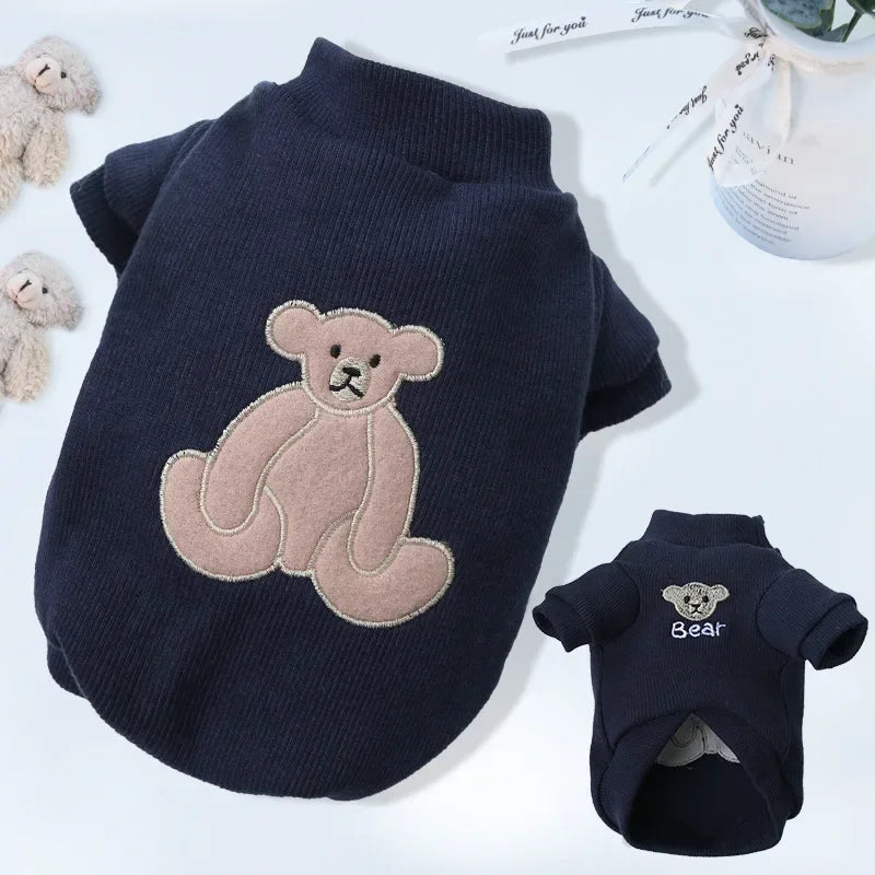 Winter Fleece Pet Sweatshirt – Warm Jacket for Dogs & Cats