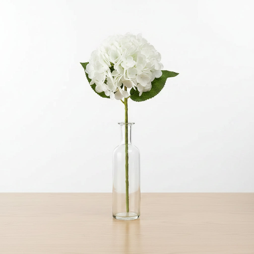 Real Touch Artificial Hydrangea Flowers – 3D Latex Bridal Bouquet Décor