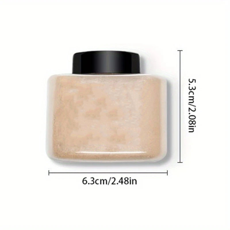 Poudre libre de luxe pour visage – 4 couleurs, effet mat, contrôle de l’huile, fond de teint, beauté et maquillage