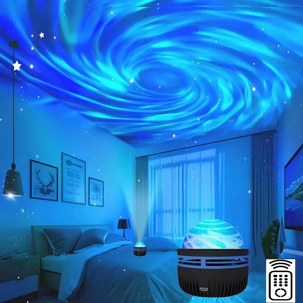 LED Galaxy Projector Night Light – Colorful Starry Sky Projector for Bedroom & Kids Room