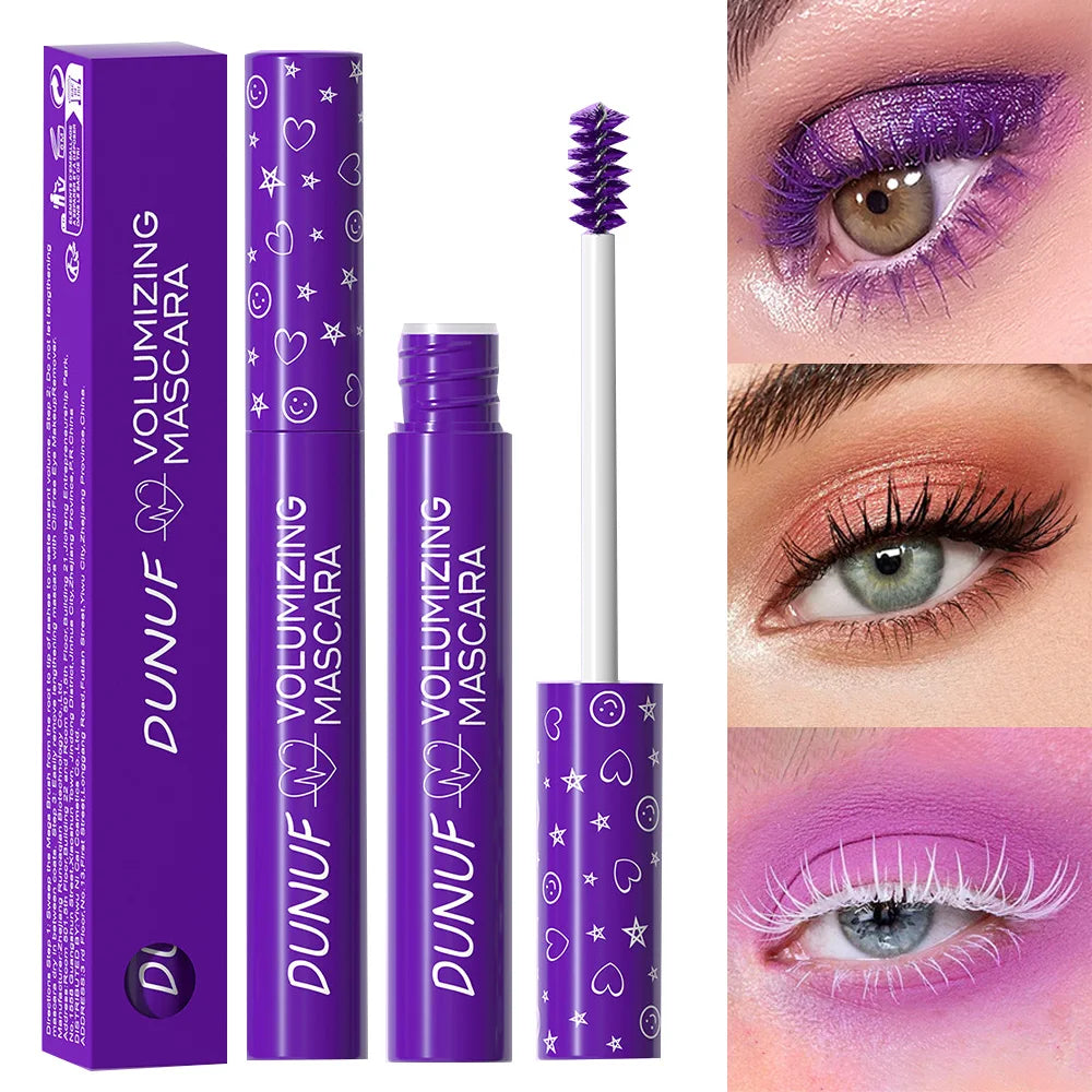 Mascara coloré recourbant waterproof séchage rapide