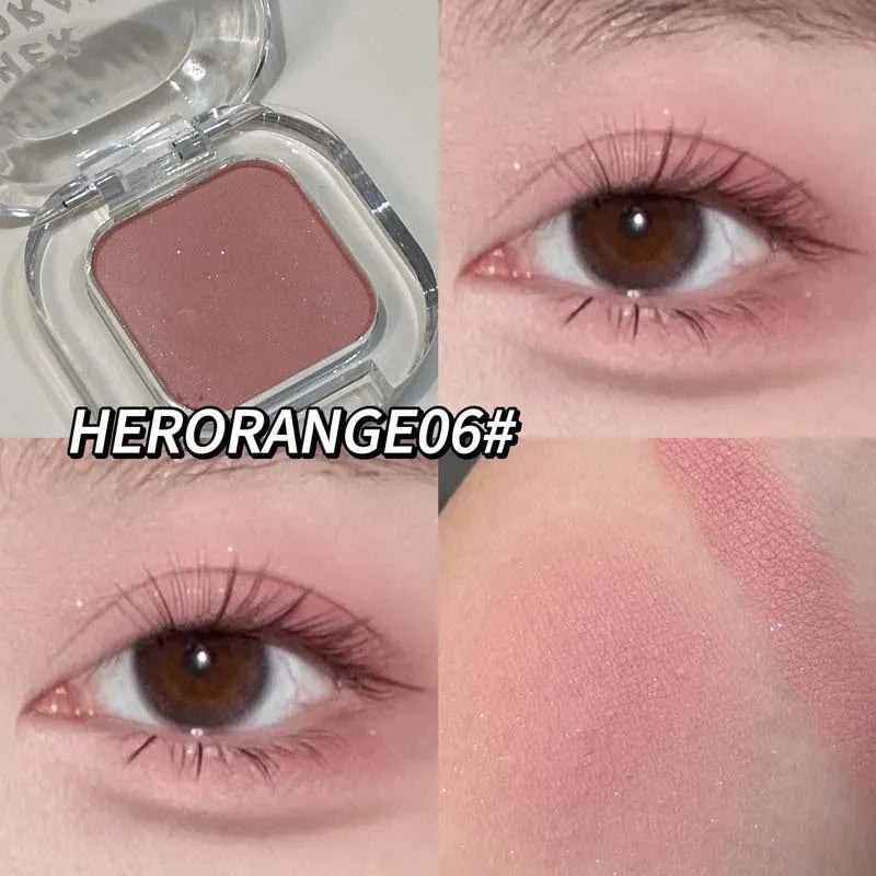 Palette fards à paupières monochrome – Mat, rouge vin et marron, smoky, nacré et pailleté, tons terre à faible saturation