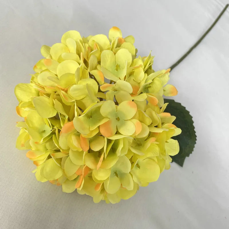 58CM Artificial Hydrangea Bouquet – Realistic Silk Flowers for Home & Wedding Décor