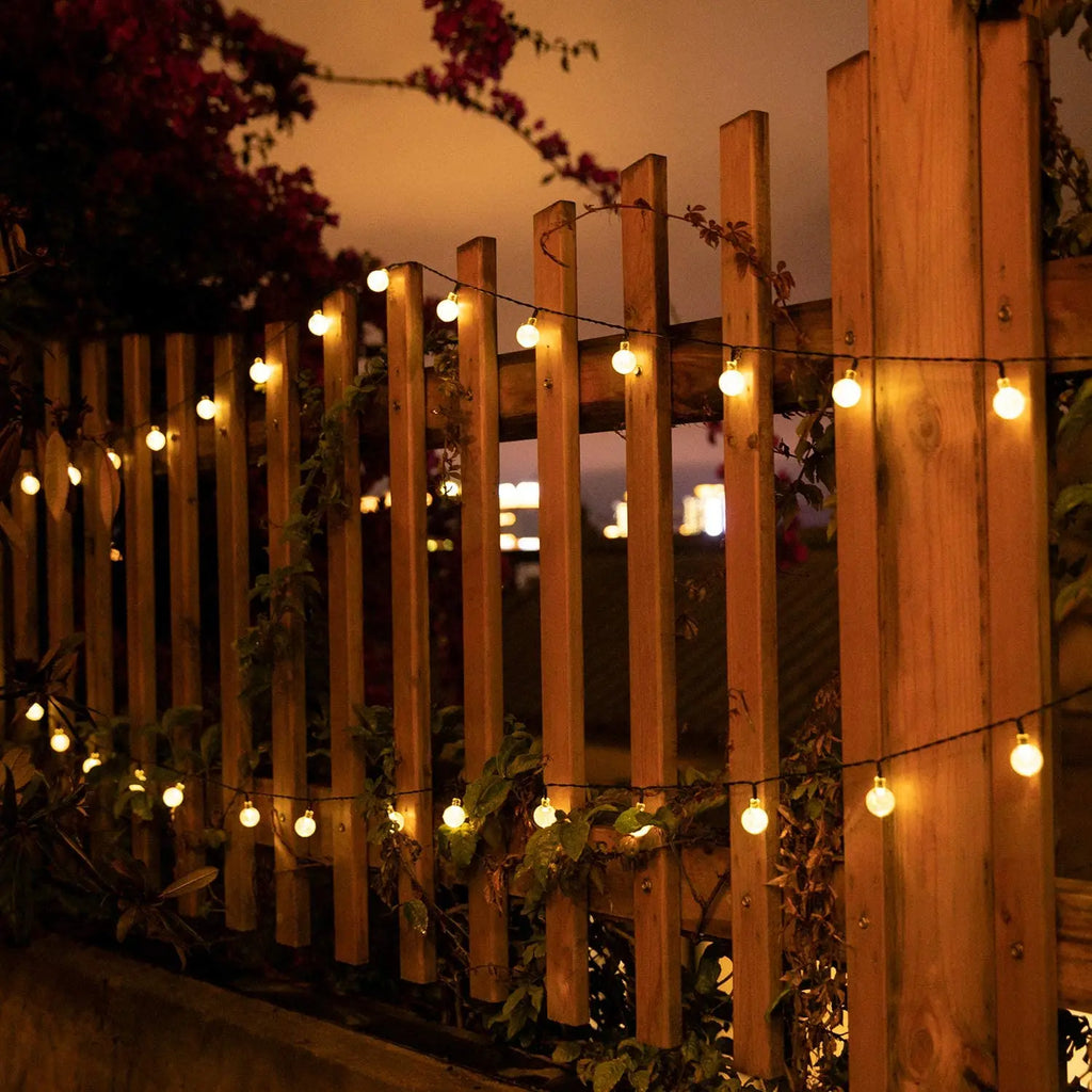 200 LED Solar Globe String Lights – Waterproof Outdoor Fairy Lights
