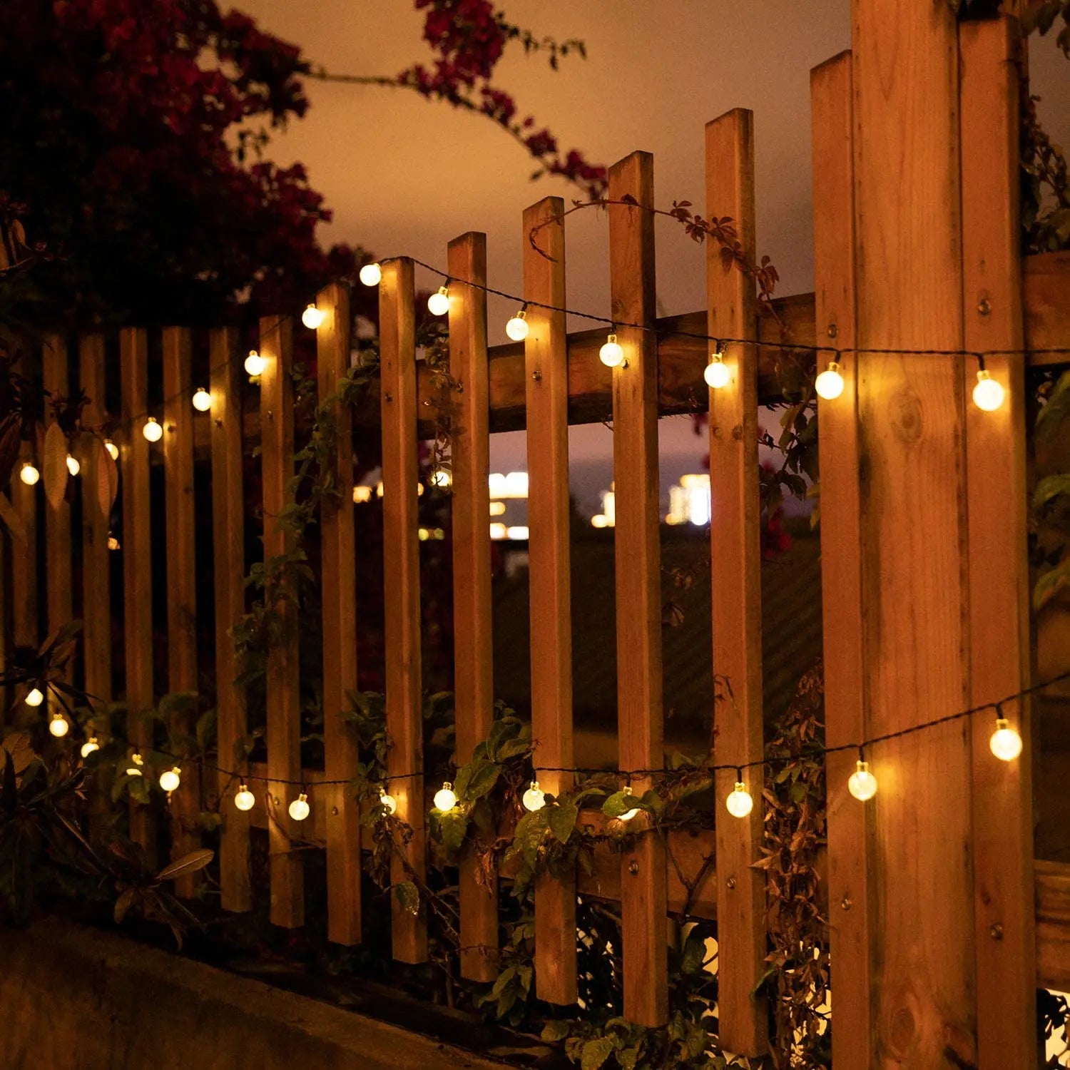 200 LED Solar Globe String Lights – Waterproof Outdoor Fairy Lights