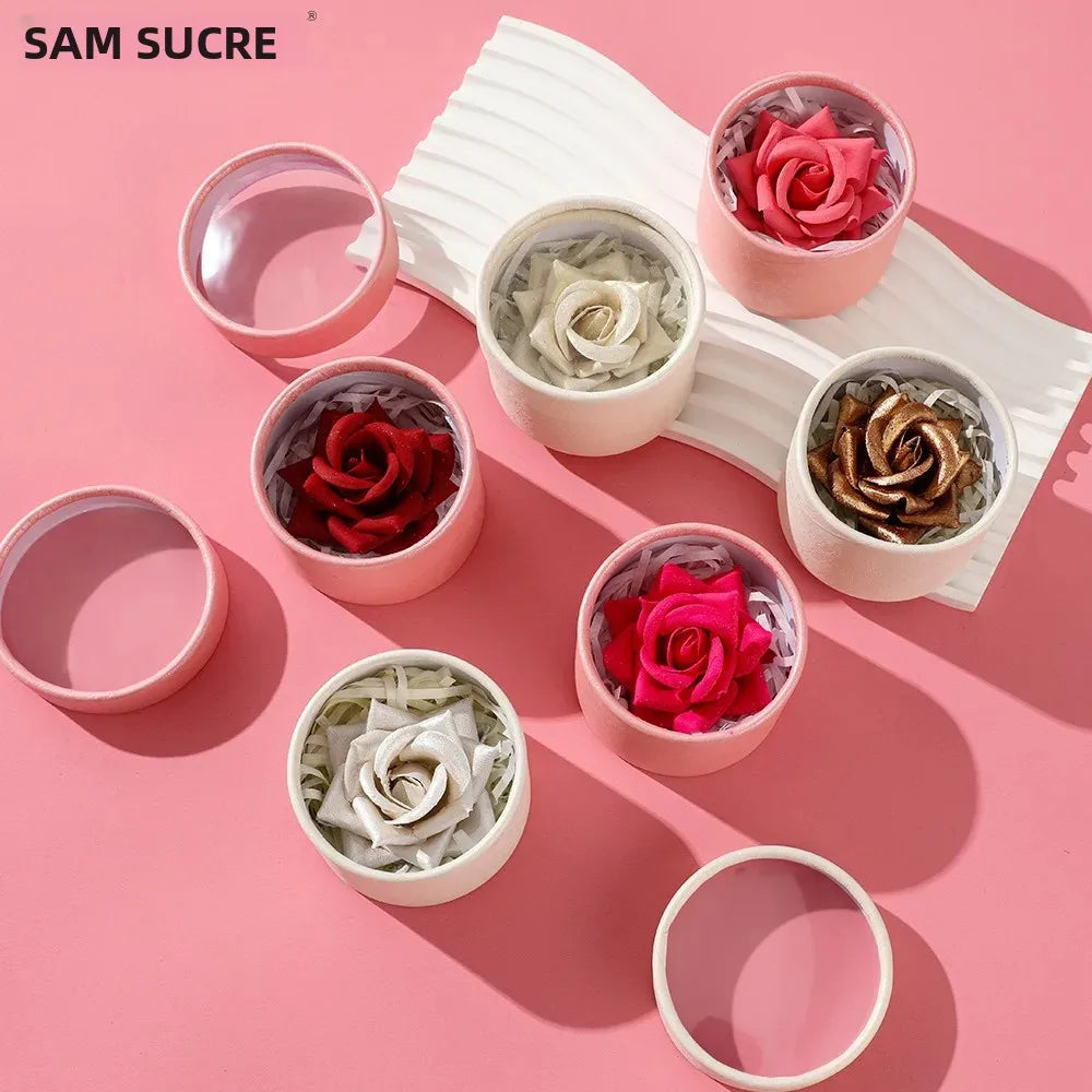 Blush 3D — Rose Tridimensionnel, Haute Brillance, Illumine Naturellement le Teint, Petites Pétales, Maquillage Nude