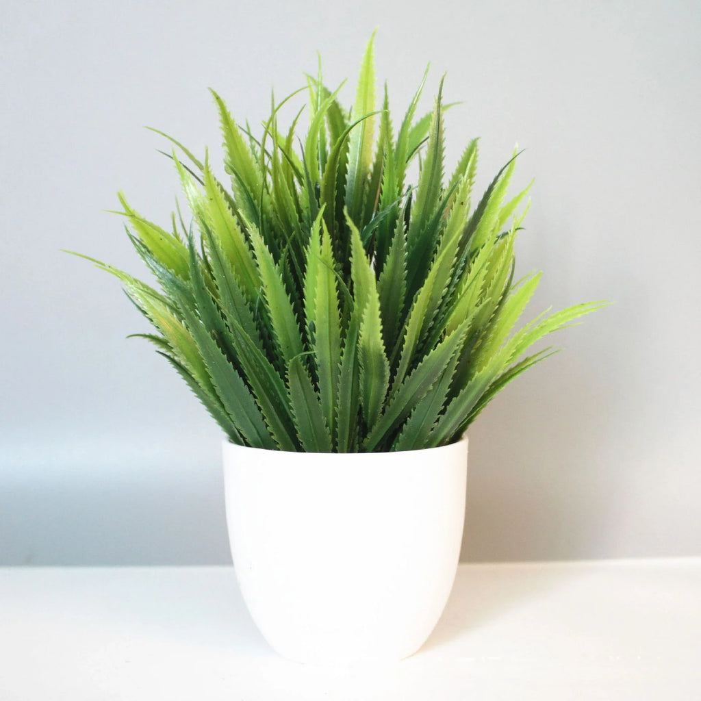 Artificial Potted Green Plant – Decorative Fake Bonsai for Home Décor