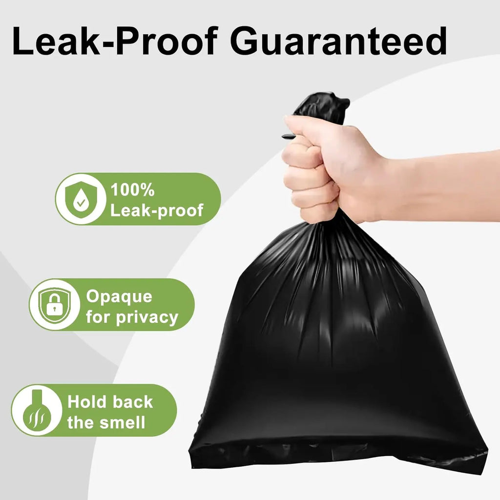 Portable Dog Poop Bags with Dispenser – Leak-Resistant Pet Waste Bags