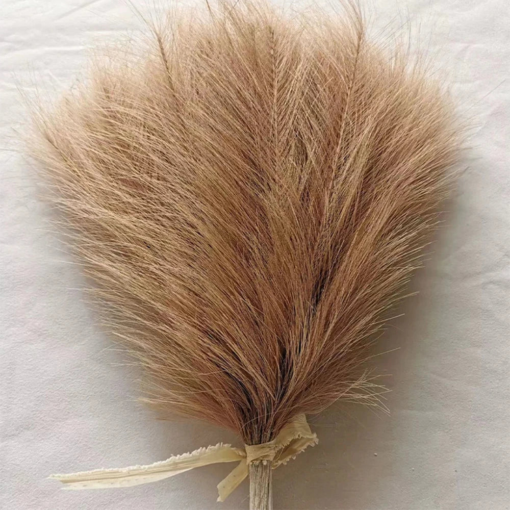 Artificial Pampas Grass Set – Fluffy Boho Decorative Reed Flowers