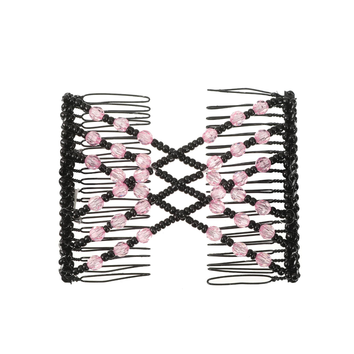 « Peigne Élastique Double Rang – Accessoire Cheveux Femme »