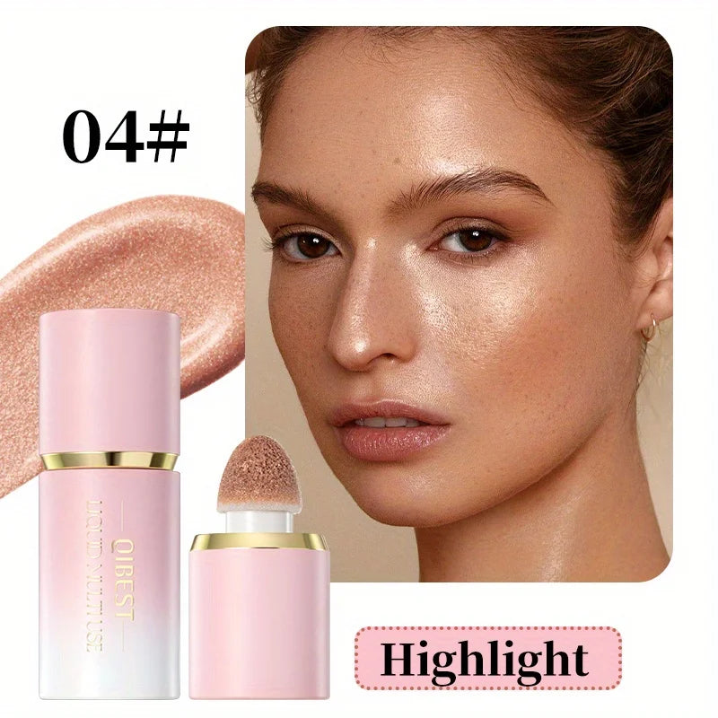 Blush liquide mat – Facile à colorer et à estomper, rendu naturel et lumineux