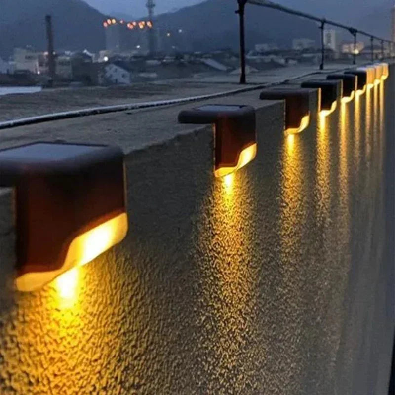 Solar Deck Lights – Waterproof LED Step & Fence Lights for Outdoor Spaces