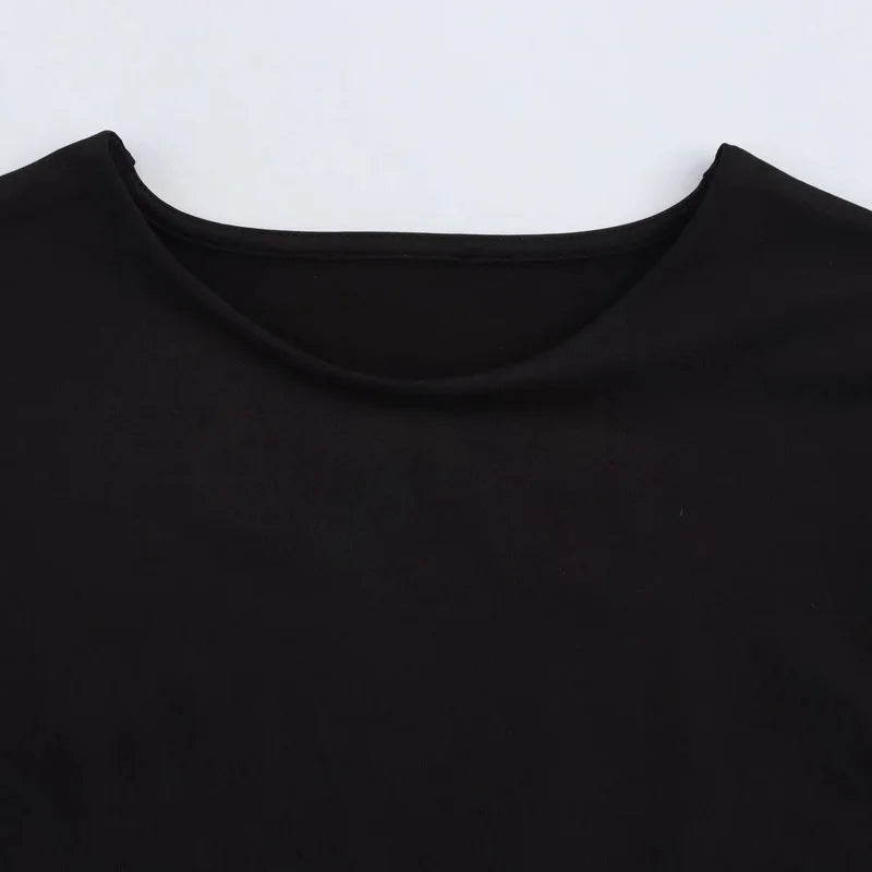 Body pour femmes – Style sexy et ajusté | Coloris noir, marron et marron foncé | Coupe slim avec ouverture string | Manche longue, basique et parfait pour rave ou tenue tendance