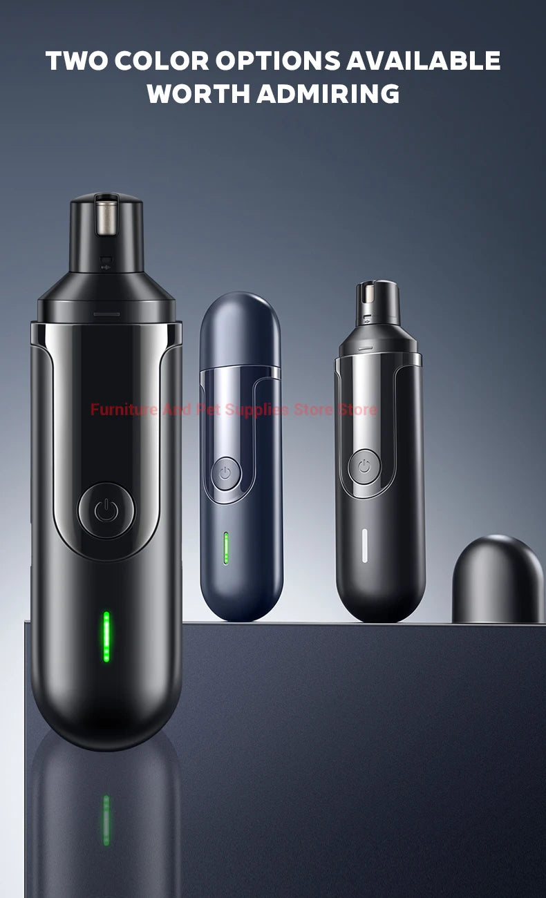 USB Rechargeable Electric Pet Nail Grinder – Nail Trimmer & Polishing Tool for Dogs & Cats